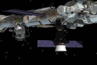 Soyuz am Zarya Nadir Port Soyuz am Zarya Nadir Port