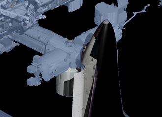 ISS mit MPLM Leonardo ISS mit MPLM Leonardo