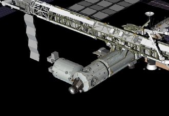 ISS mit neuem Columbus Modul ISS mit neuem Columbus Modul
